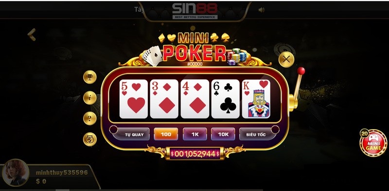 game nổ hũ mini poker