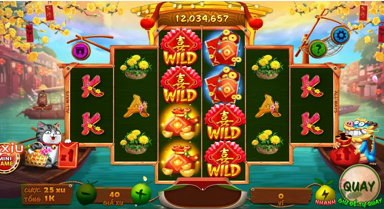 Sắc Xuân Chợ Tết – Slot Game Hot Nhất Mùa Xuân 2025